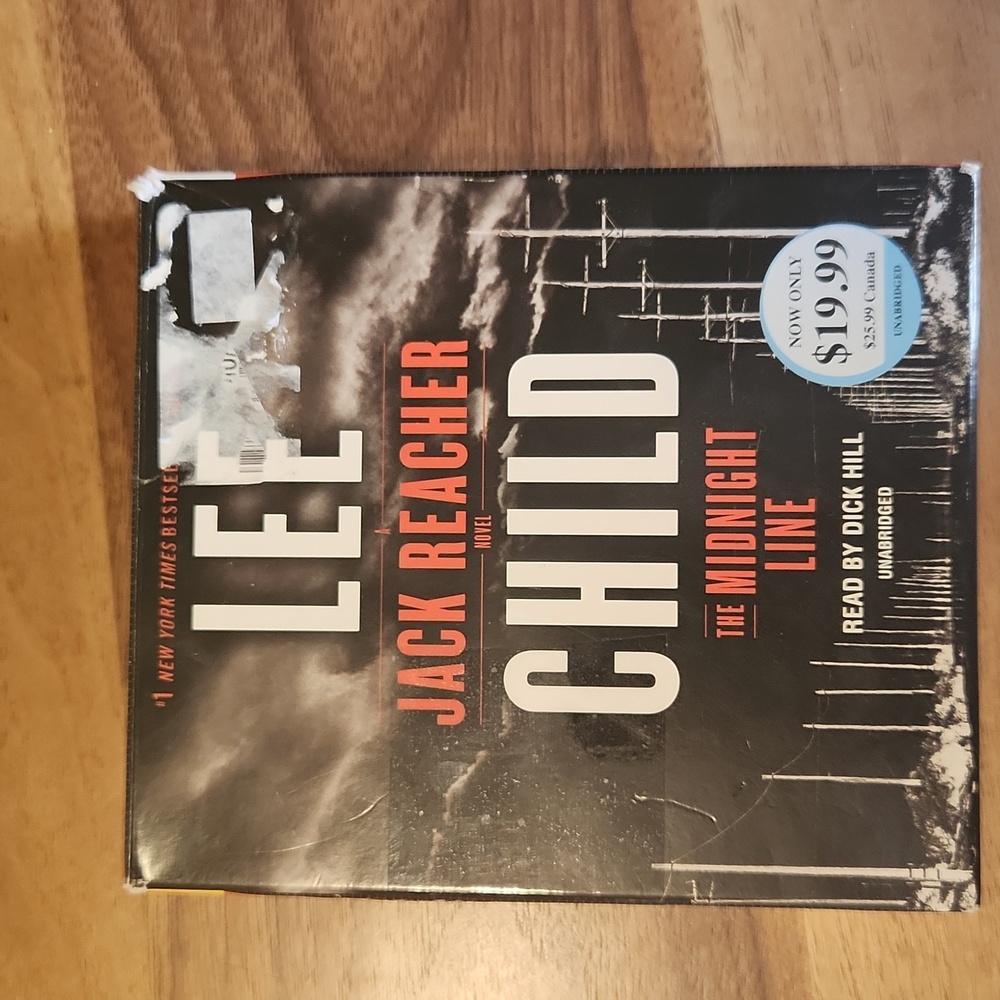 Lee child The Midnight Line audiobook